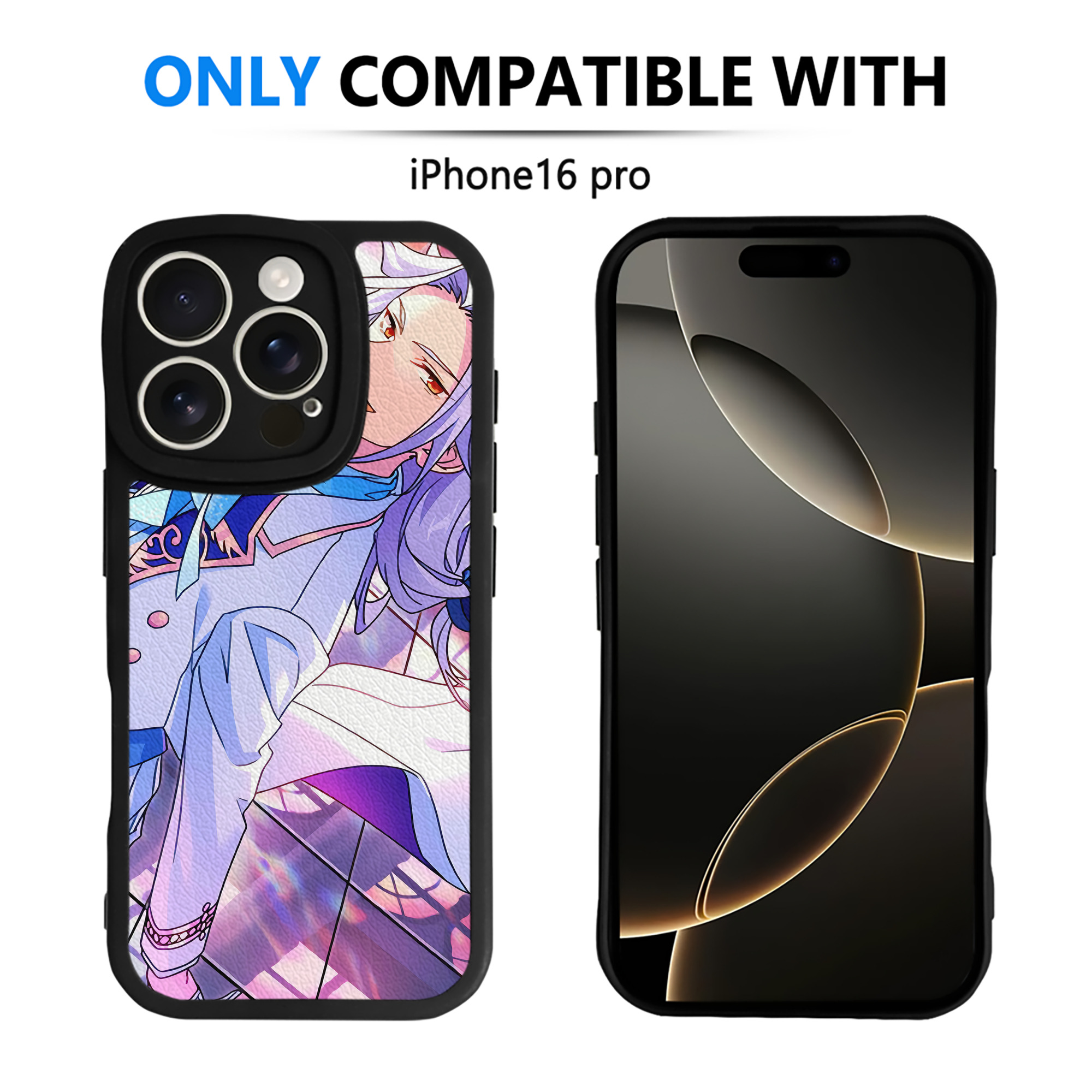 （画像用） あんさんぶるスターズ! Ensemble Stars 【iPhone 16シリーズ対応】シリコンスマホケース（レザー調） 材質：シリコン